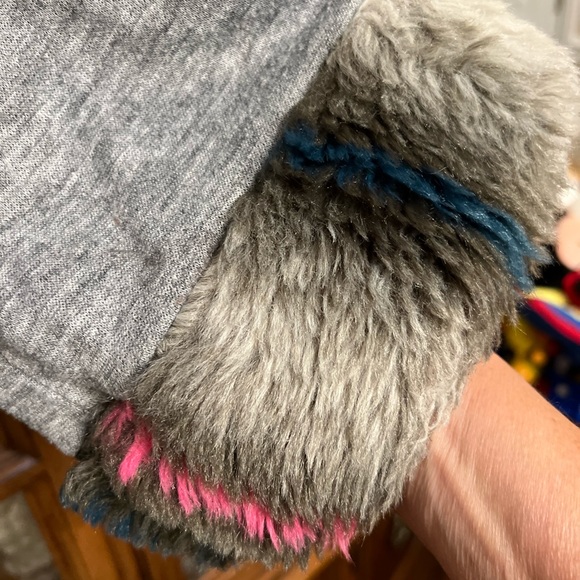 Lily London Gray Sweater with Mock Turtleneck and Bell Sleeves XL - Picture 5 of 5